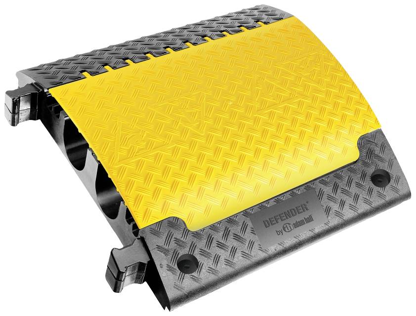 DEFENDER by Adam Hall Kabelbrücke 85601 Polyurethan Schwarz/Gelb Anzahl Kanäle: 6 765mm Inhalt: 1St.