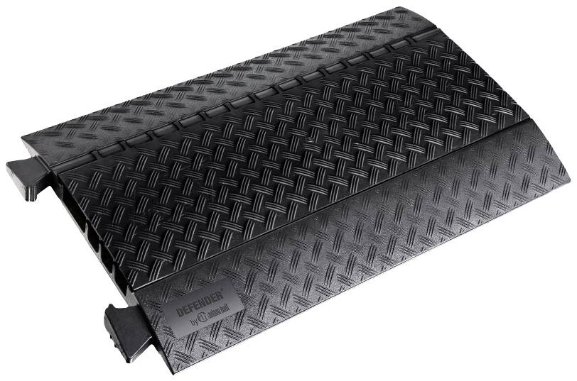 DEFENDER by Adam Hall Kabelbrücke 85301BLK Polyurethan Schwarz Anzahl Kanäle: 4 870mm Inhalt: 1St.
