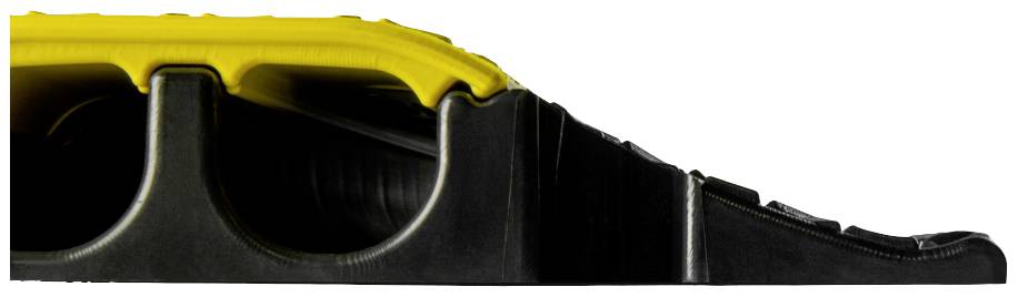 DEFENDER by Adam Hall Kabelbrücke 86100LUX Polyurethan Schwarz/Gelb Anzahl Kanäle: 2 1005mm Inhalt: 1St.