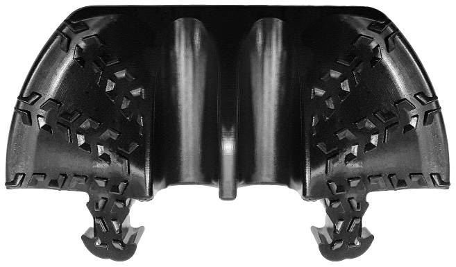 DEFENDER by Adam Hall Endstück männlich 86101M Polyurethan Schwarz Anzahl Kanäle: 2 274mm Inhalt: 1St.