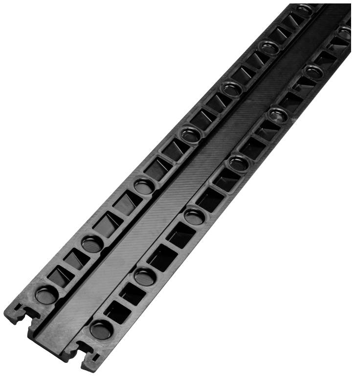 DEFENDER by Adam Hall Kabelbrücke 866XP40BLK Polyurethan Schwarz Anzahl Kanäle: 1 1005mm Inhalt: 1St.