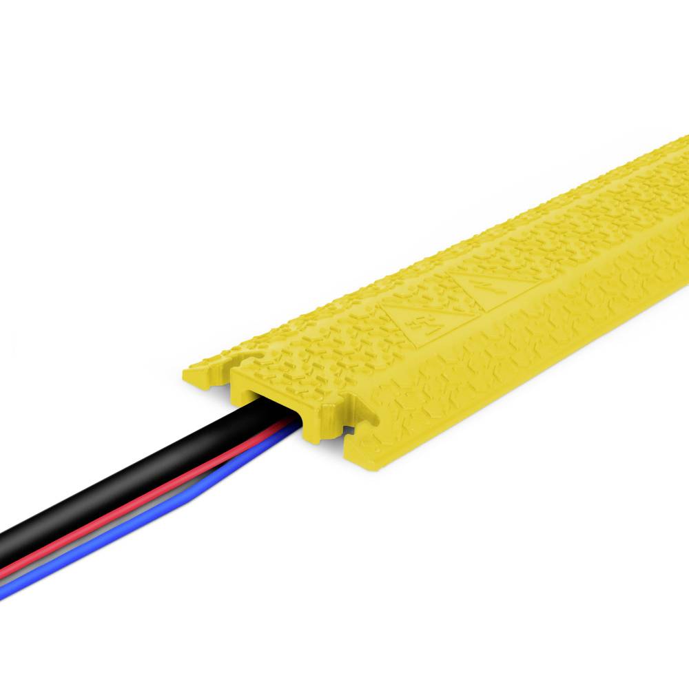 DEFENDER by Adam Hall Kabelbrücke 866XP40YEL Polyurethan Gelb Anzahl Kanäle: 1 1005mm Inhalt: 1St.