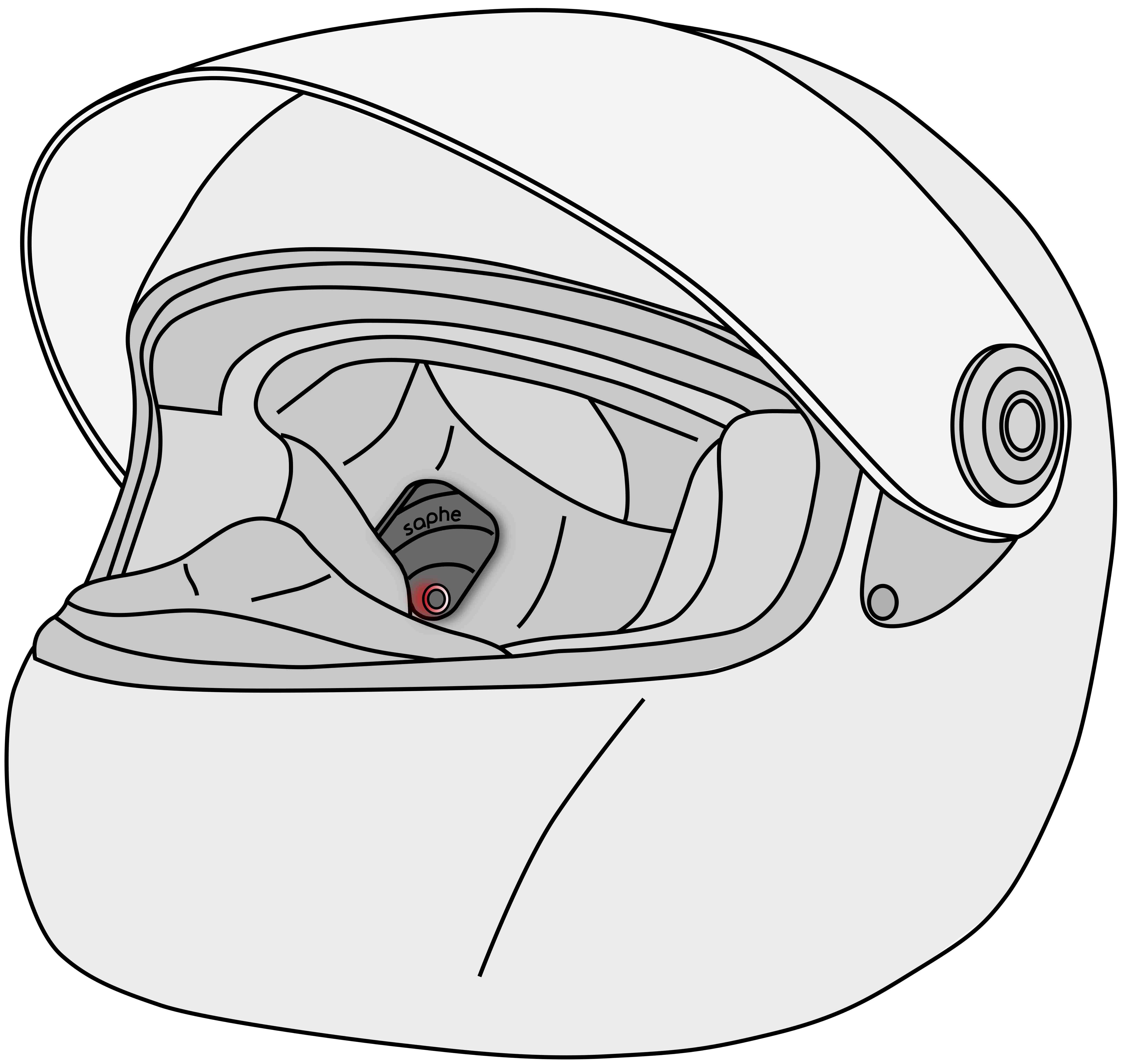 Saphe 4921 MC Verkehrsalarm (L x B x H) 68 x 70 x 20mm