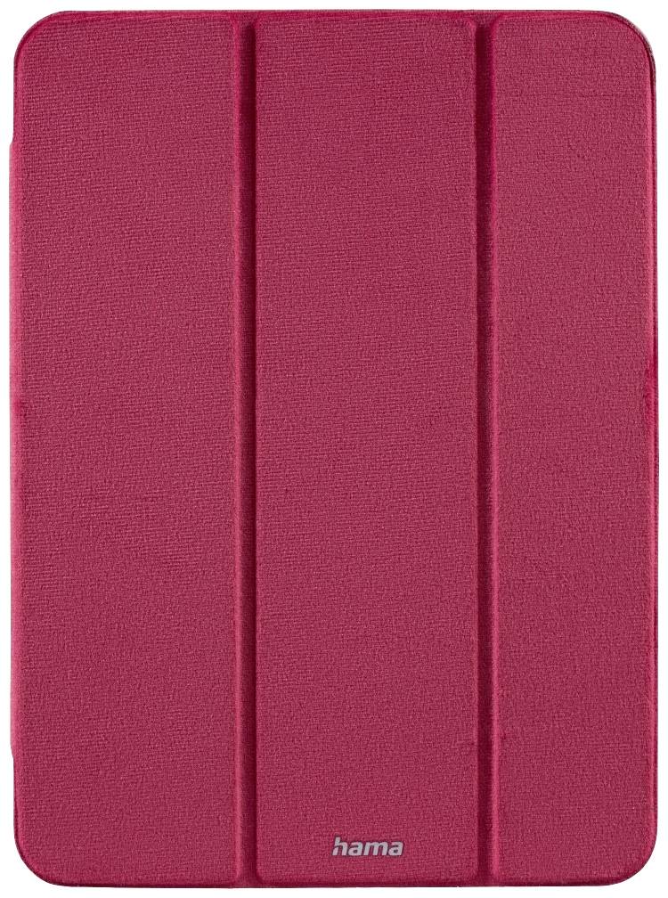 Rote Schutzhülle für ein Tablet, stehend in aufrechter Position.
