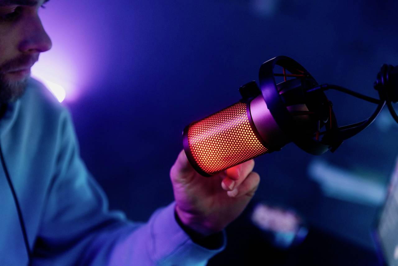 CHERRY UM 9.0 Pro RGB Stand USB-Mikrofon Übertragungsart (Details):USB Standfuß USB-A (USB 2.0), Kopfhörer-Buchse USB