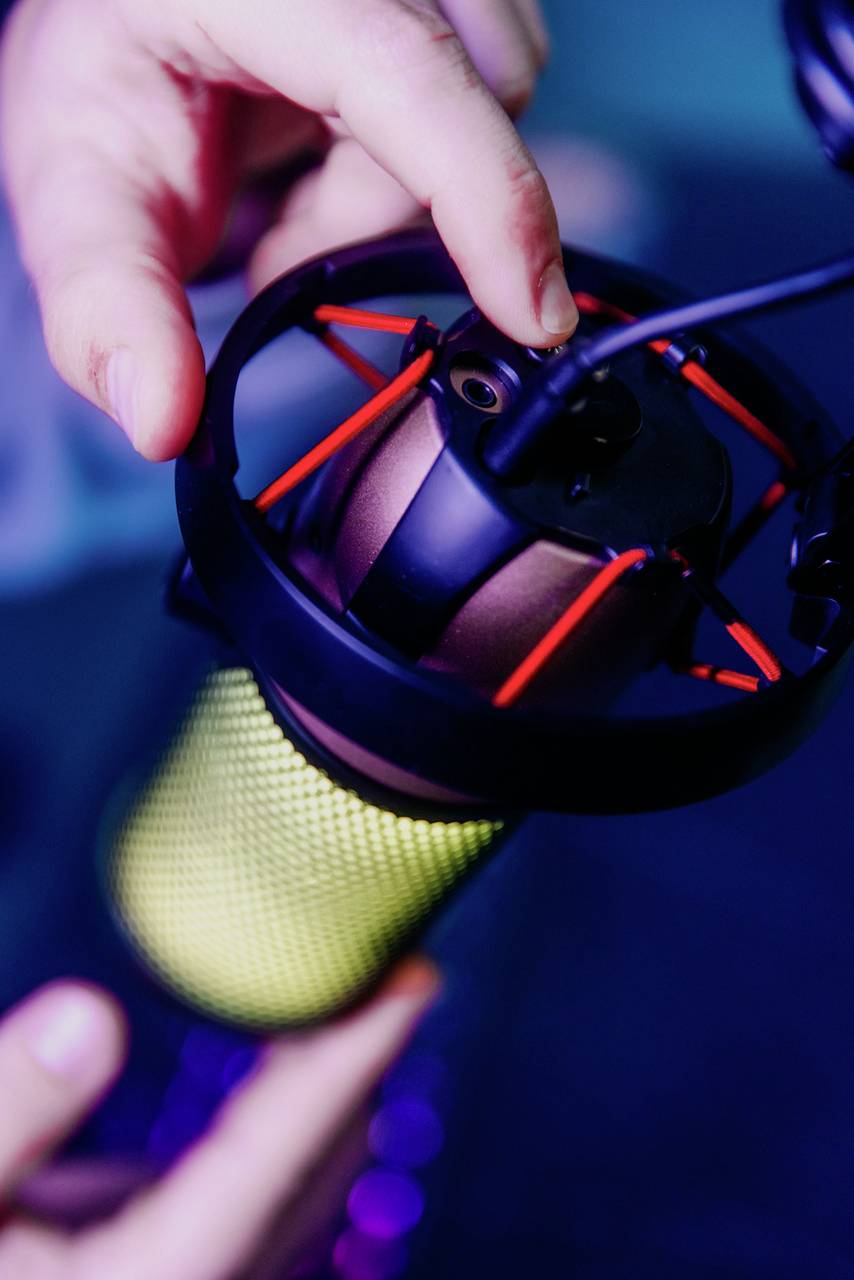 Stand USB-Mikrofon CHERRY UM 9.0 Pro RGB Übertragungsart (Details):USB Standfuß