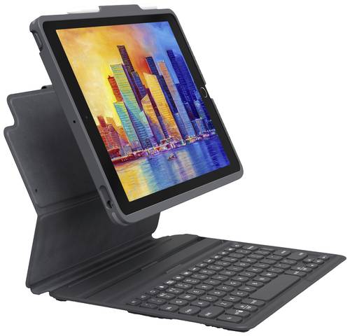 ZAGG ProKeys Tablet-Tastatur mit BookCover Passend für Marke (Tablet): Apple iPad 10.2 (2019), iPad