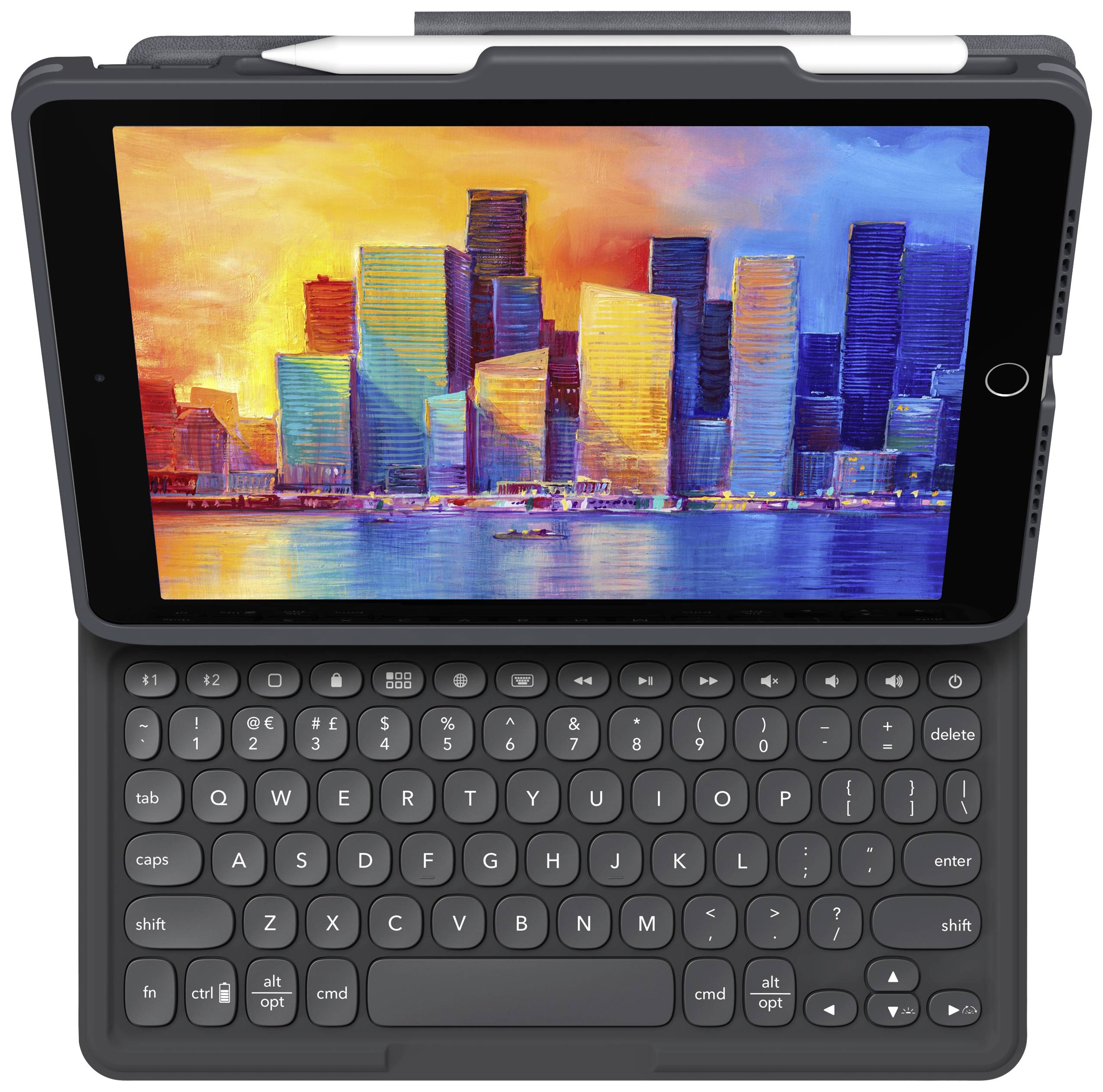 ZAGG ProKeys Tablet-Tastatur mit Hülle Passend für Marke (Tablet): Apple iPad 10.2 (2019), iPad 10.2 (2020)