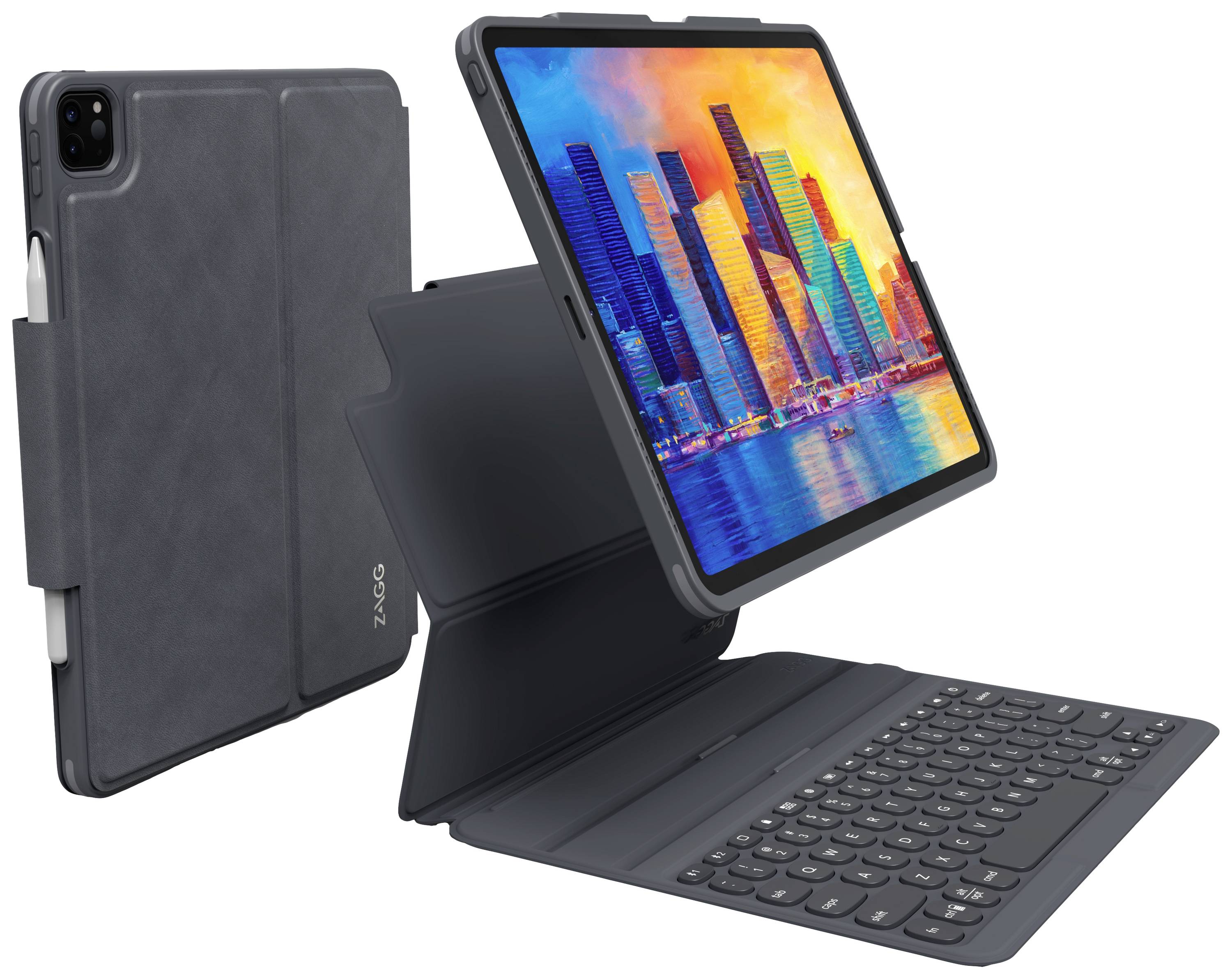 ZAGG ProKeys Tablet-Tastatur mit Hülle Passend für Marke (Tablet): Apple iPad Pro 12.9 (3.Generation), iPad Pro 12.9 (4. Generation), iPad Pro 12.9