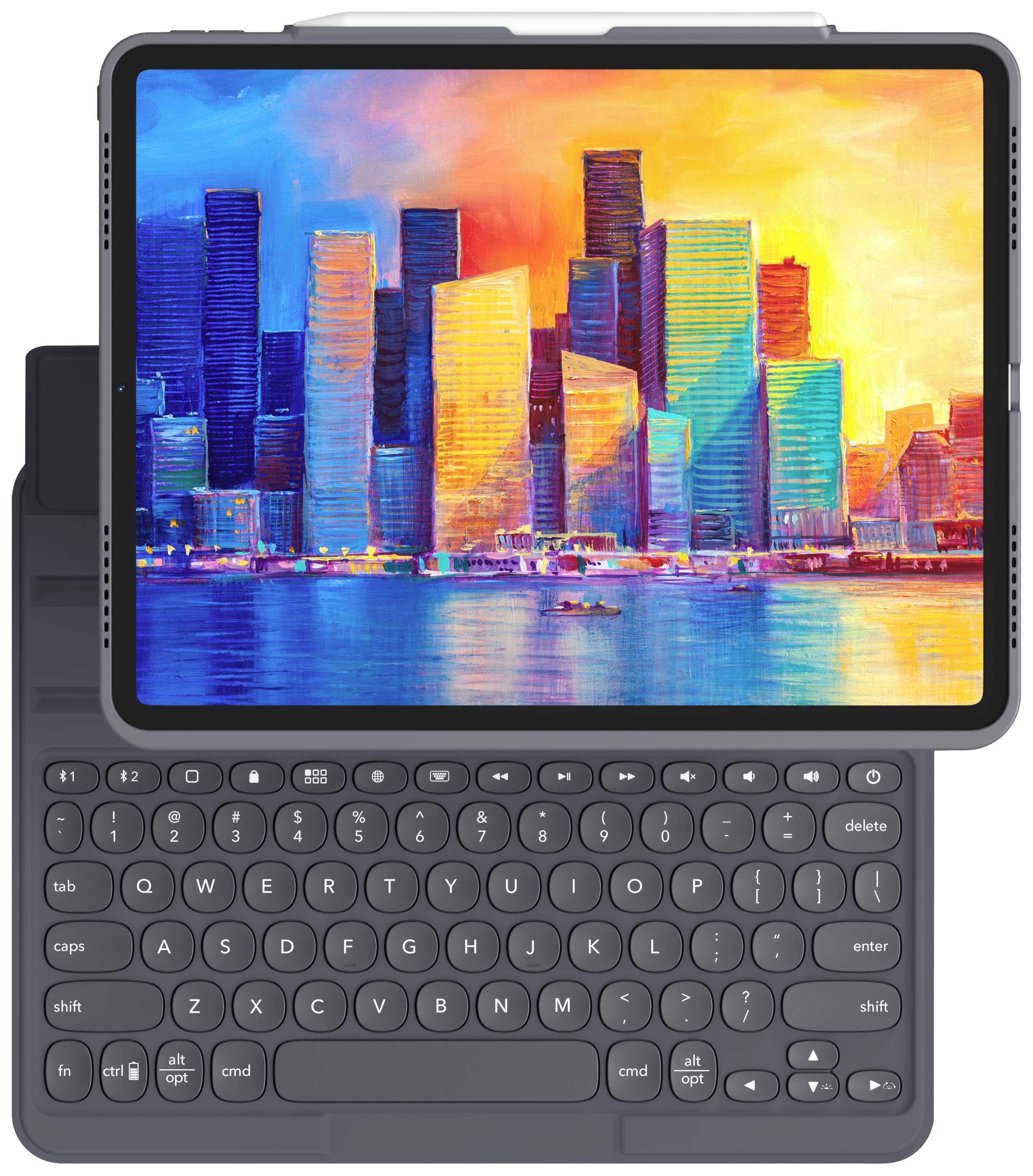 ZAGG ProKeys Tablet-Tastatur mit Hülle Passend für Marke (Tablet): Apple iPad Pro 12.9 (3.Generation), iPad Pro 12.9 (4. Generation), iPad Pro 12.9
