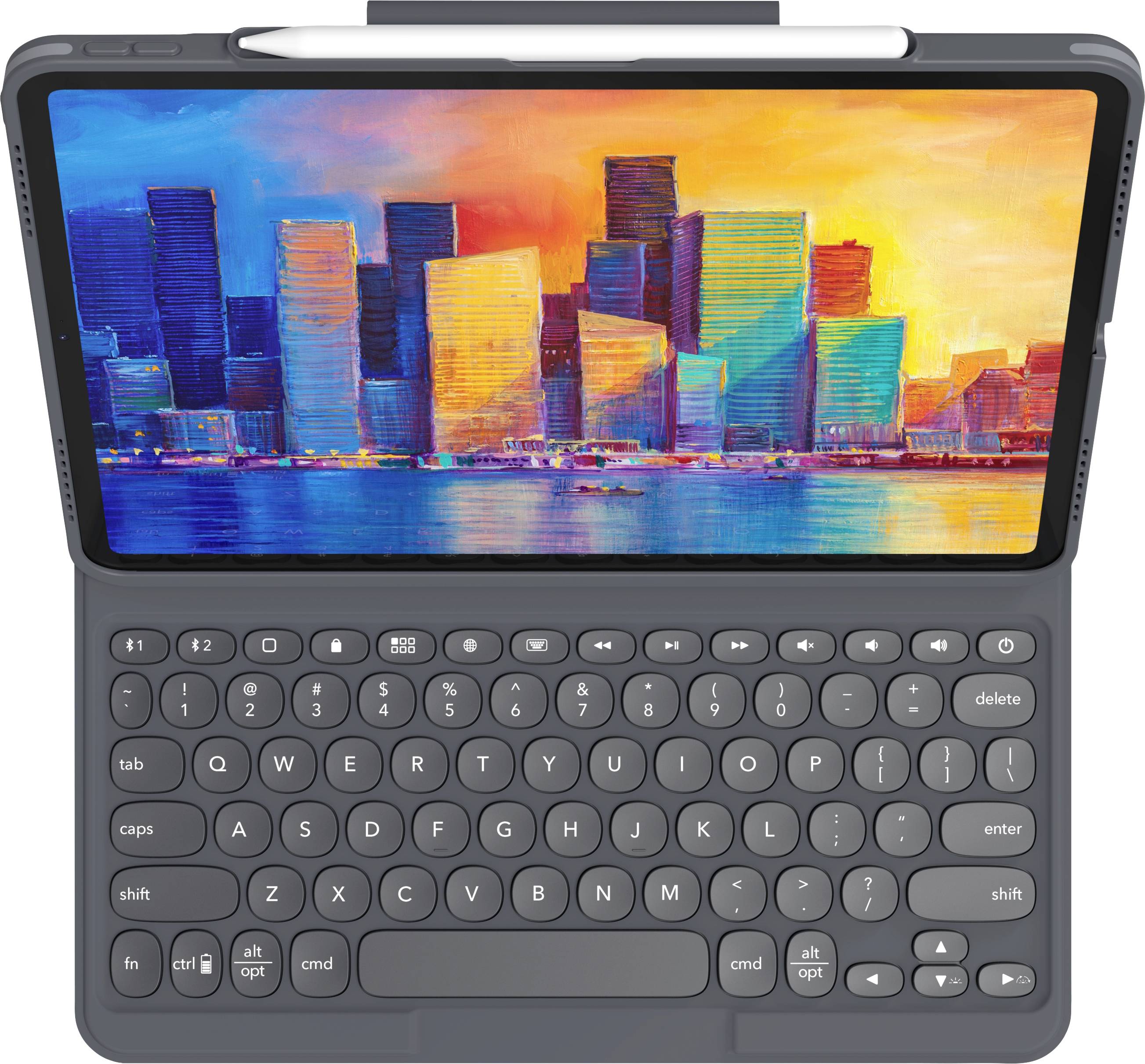 ZAGG ProKeys Tablet-Tastatur mit Hülle Passend für Marke (Tablet): Apple iPad Pro 12.9 (3.Generation), iPad Pro 12.9 (4. Generation), iPad Pro 12.9