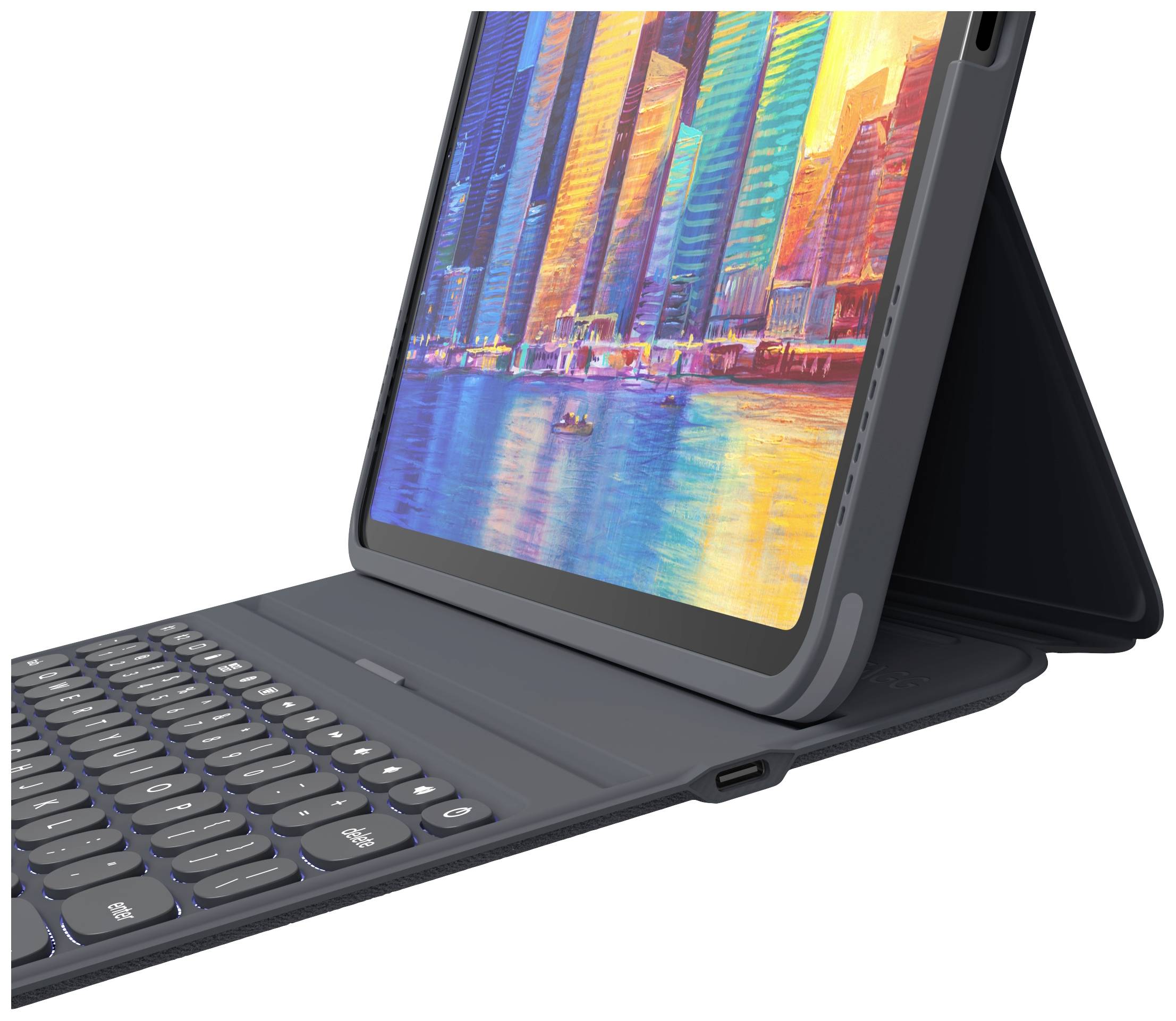 ZAGG ProKeys Tablet-Tastatur mit Hülle Passend für Marke (Tablet): Apple iPad Pro 12.9 (3.Generation), iPad Pro 12.9 (4. Generation), iPad Pro 12.9