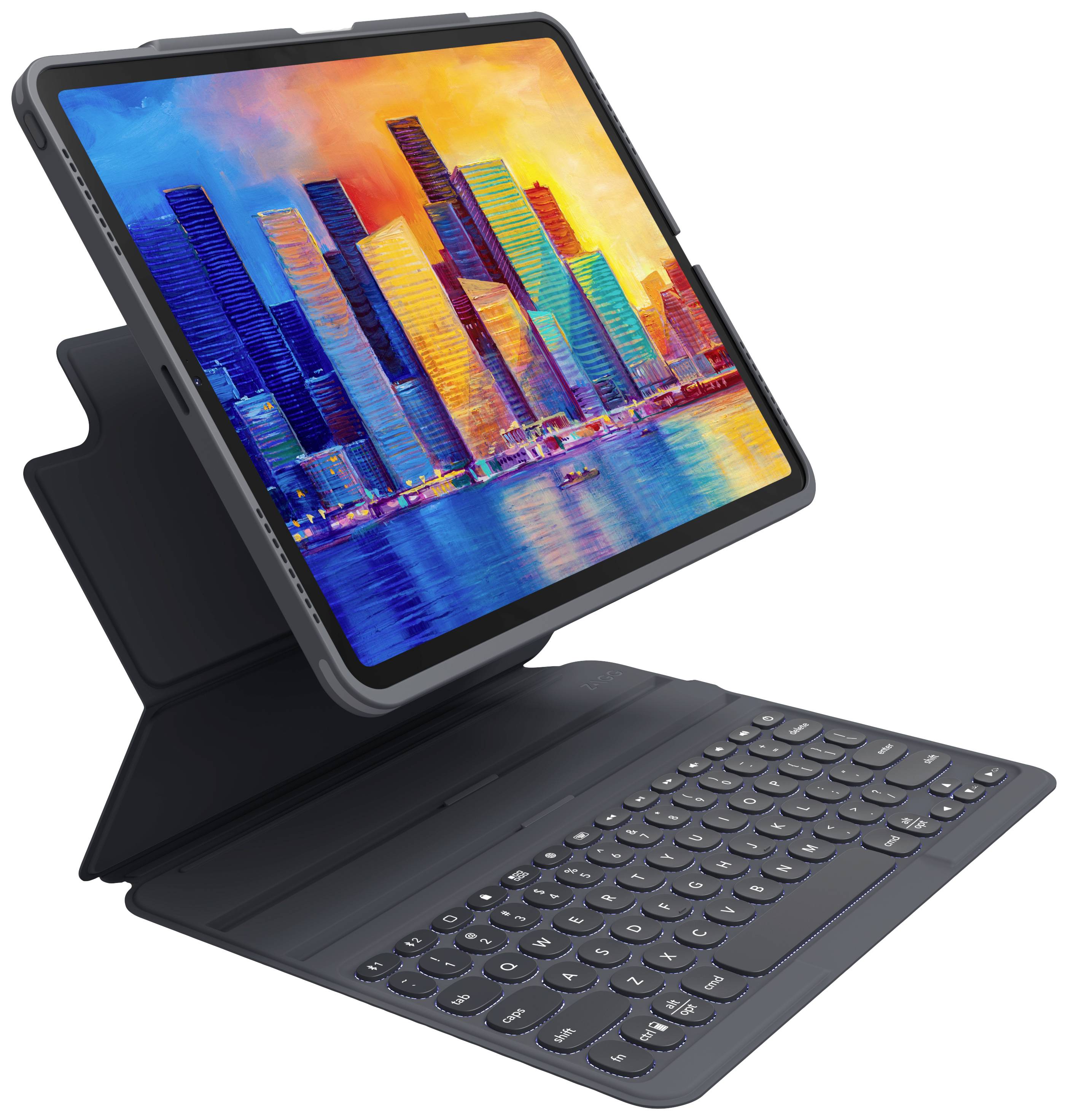ZAGG ProKeys Tablet-Tastatur mit Hülle Passend für Marke (Tablet): Apple iPad Pro 11 (1. Generation), iPad Pro 11 (2. Generation), iPad Pro 11 (3.