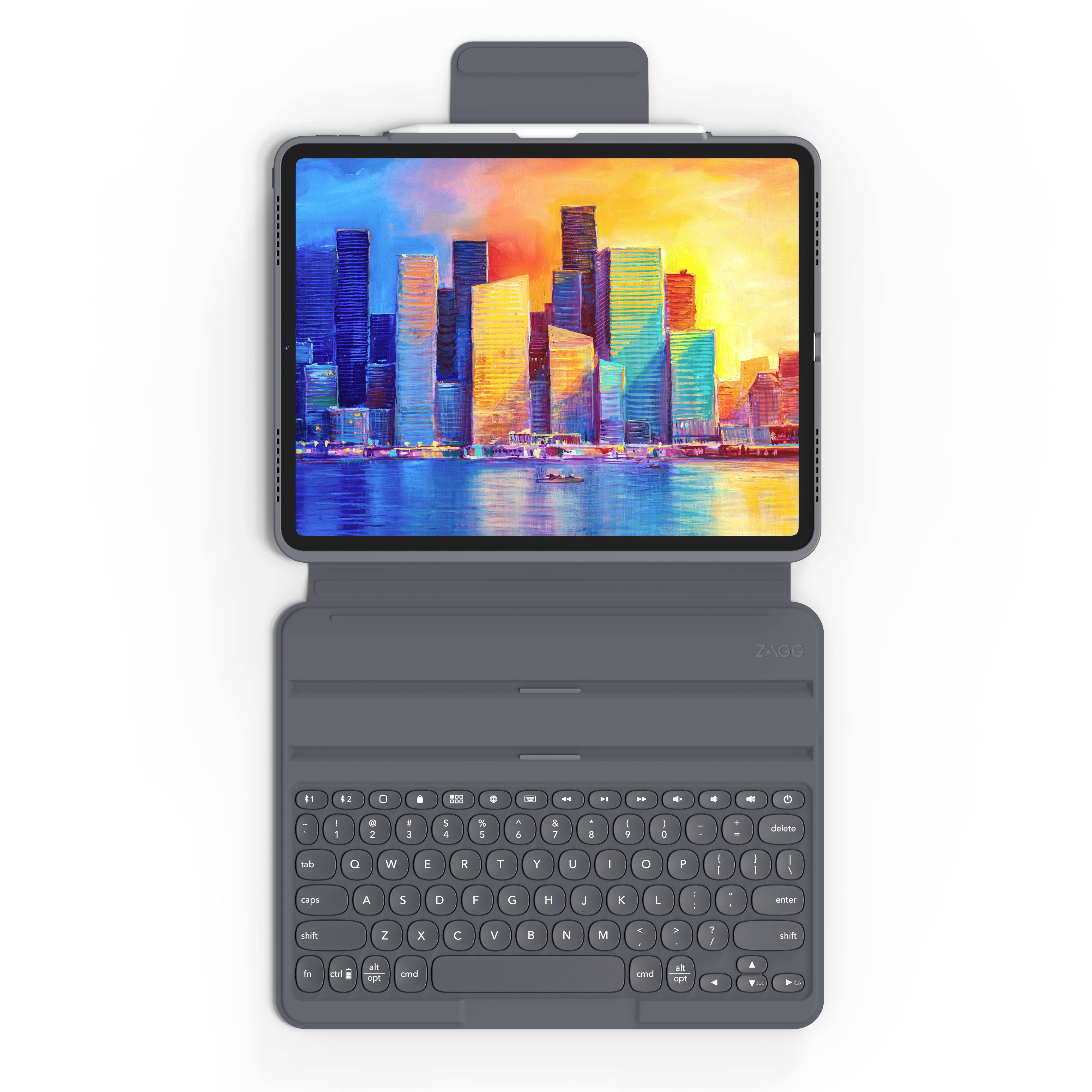 ZAGG ProKeys Tablet-Tastatur mit Hülle Passend für Marke (Tablet): Apple iPad Pro 11 (1. Generation), iPad Pro 11 (2. Generation), iPad Pro 11 (3.