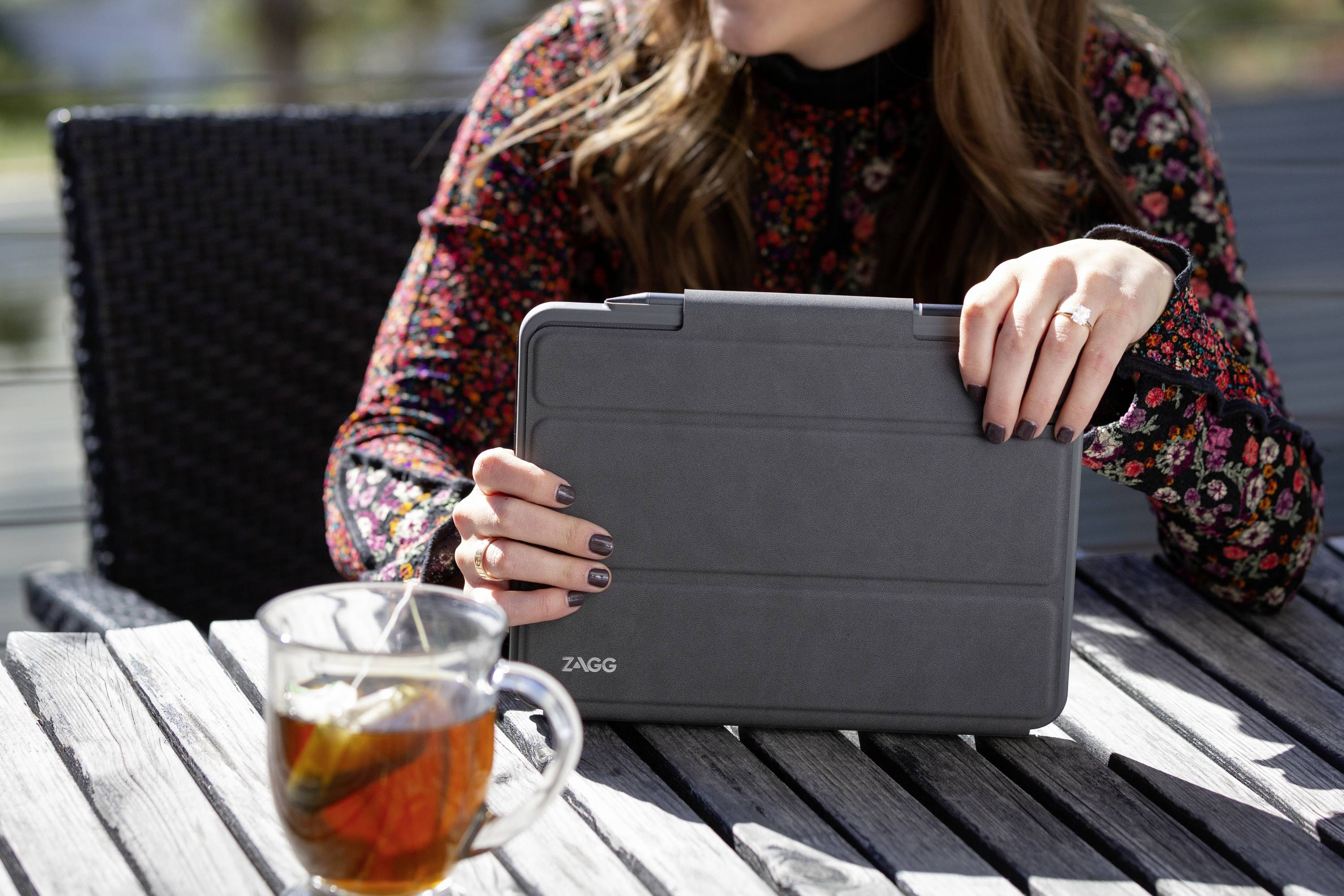 ZAGG ProKeys with Trackpad Tablet-Tastatur mit Hülle Passend für Marke (Tablet): Apple iPad 10.2 (2019), iPad 10.2 (2020)