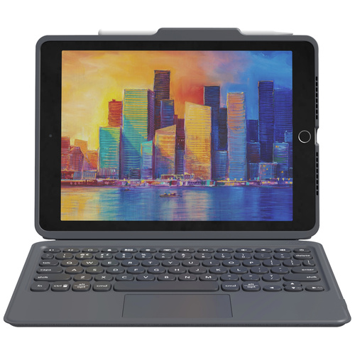 ZAGG ProKeys with Trackpad Tablet-Tastatur mit Hülle Passend für Marke (Tablet): Apple iPad 10.2