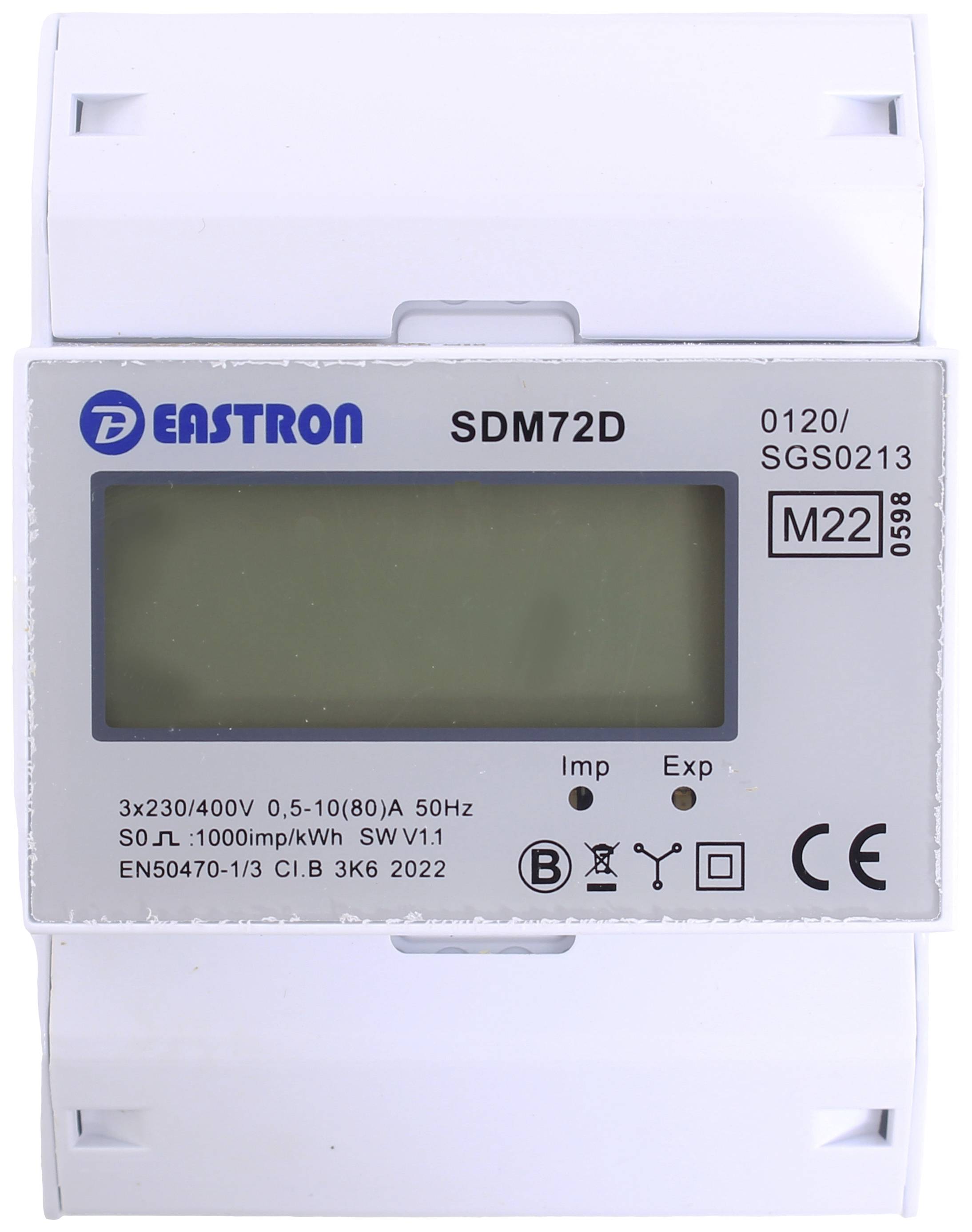 Counttec SDM72D SDM72D Drehstromzähler digital 80A MID-konform: Ja 1St.