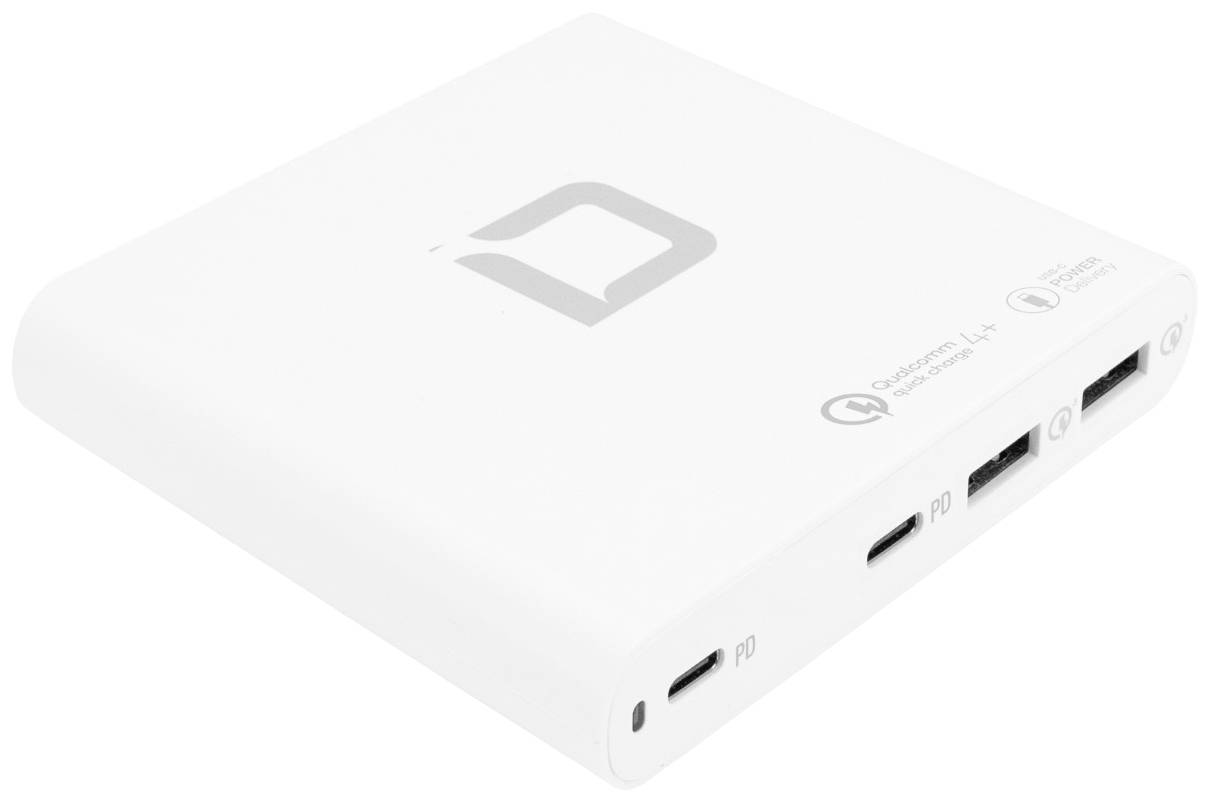 Dicota Laptop Charger Universal PRO Notebook-Netzteil 120 W 20 V 5 A mit UK-Adapter, USB Power Delivery (USB-PD)