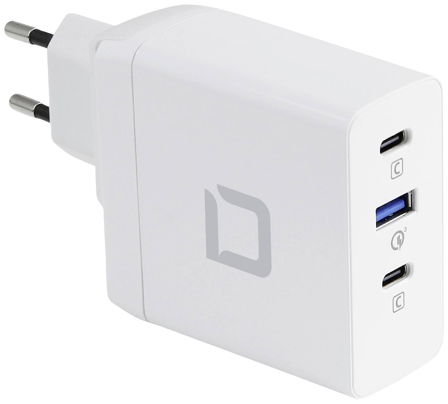 Dicota Travel Laptop GaN Charger Universal PRO Notebook-Netzteil 100 W 5 V, 9 V, 12 V, 15 V, 20 V 5 A mit UK-Adapter, USB Power Delivery (USB-PD)