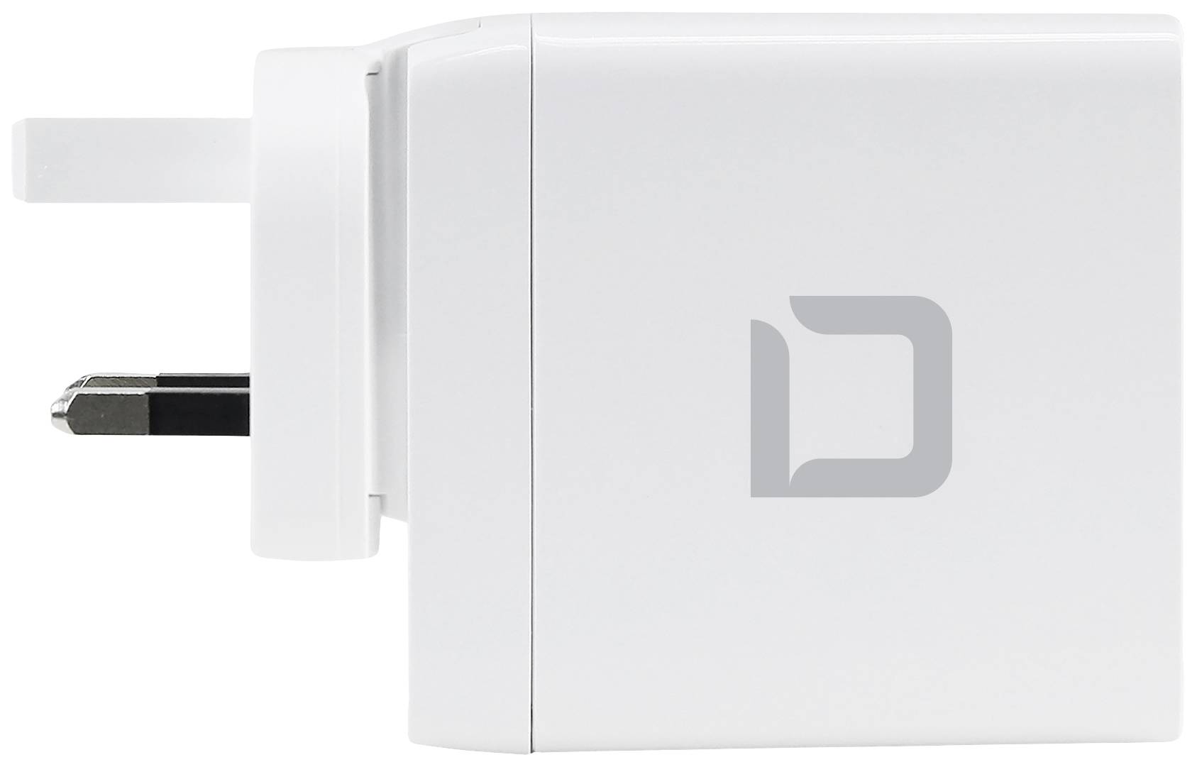 Dicota Travel Laptop GaN Charger Universal PRO Notebook-Netzteil 100 W 5 V, 9 V, 12 V, 15 V, 20 V 5 A mit UK-Adapter, USB Power Delivery (USB-PD)