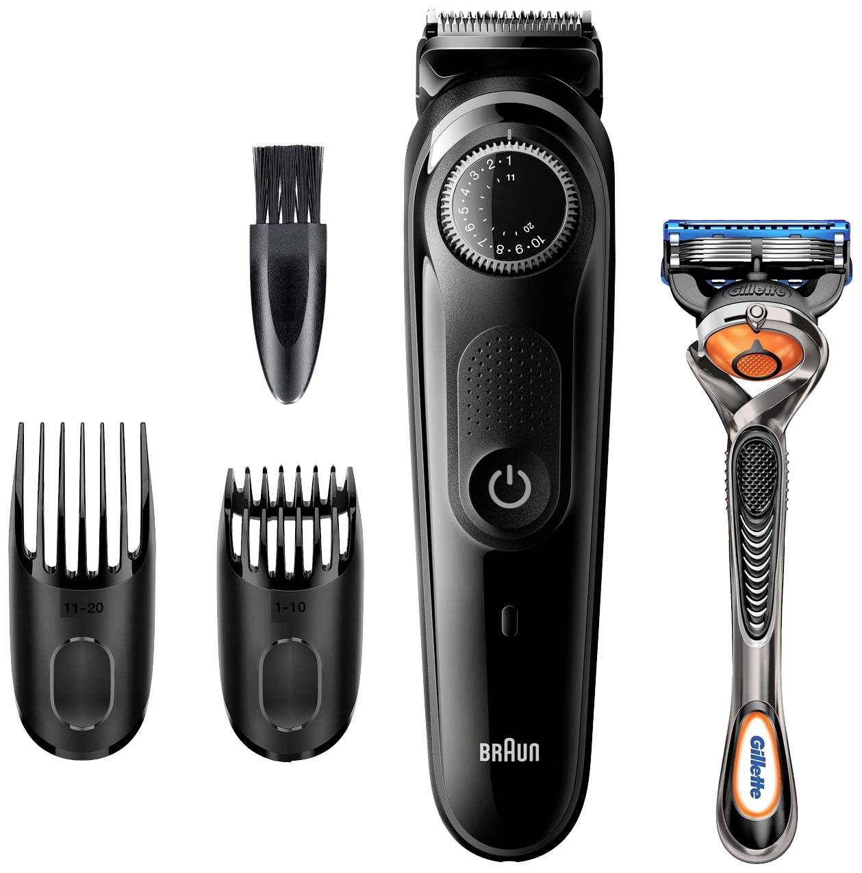 Braun BT5242 Bartschneider, Haarschneider, Rasierer Schwarz