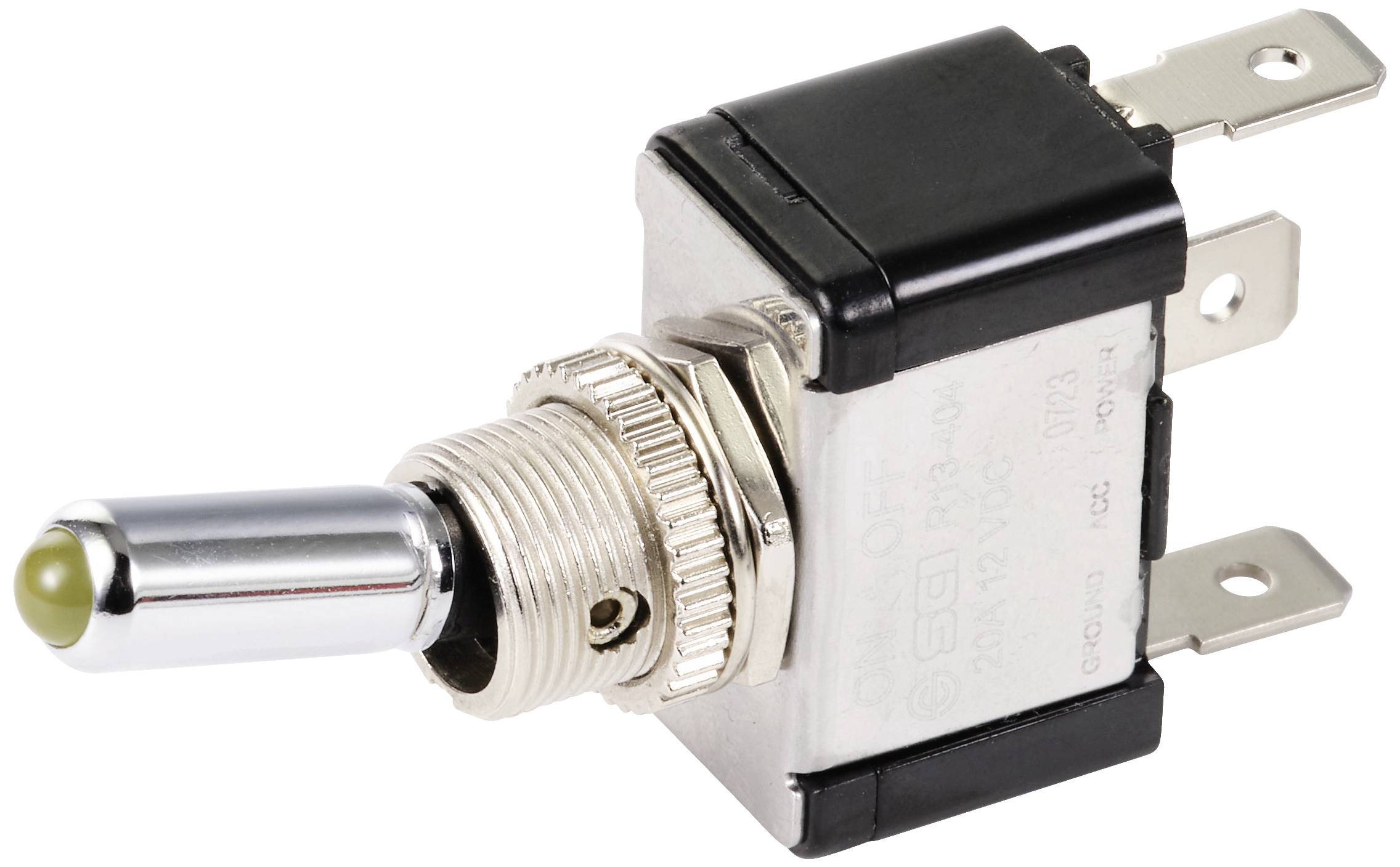 TRU COMPONENTS TC-11193836 Kippschalter 12 V/DC 20A 1 x Aus/Ein rastend 1St.