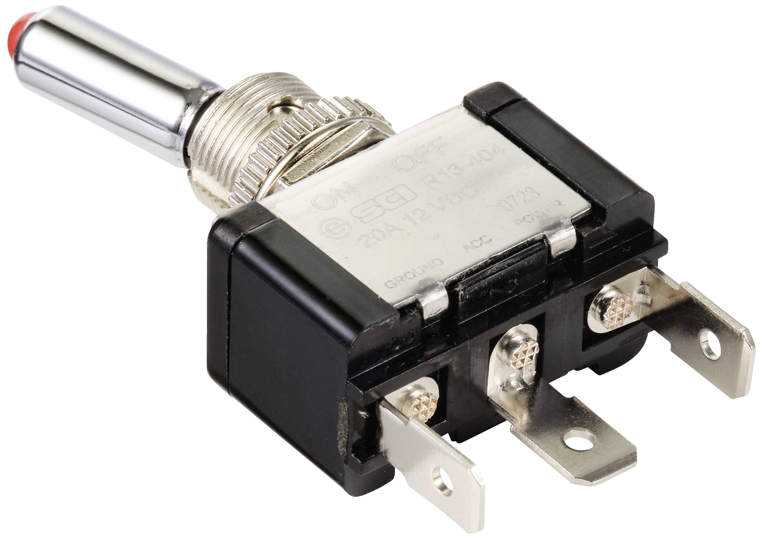 TRU COMPONENTS TC-11193840 Kippschalter 12 V/DC 20A 1 x Aus/Ein rastend 1St.