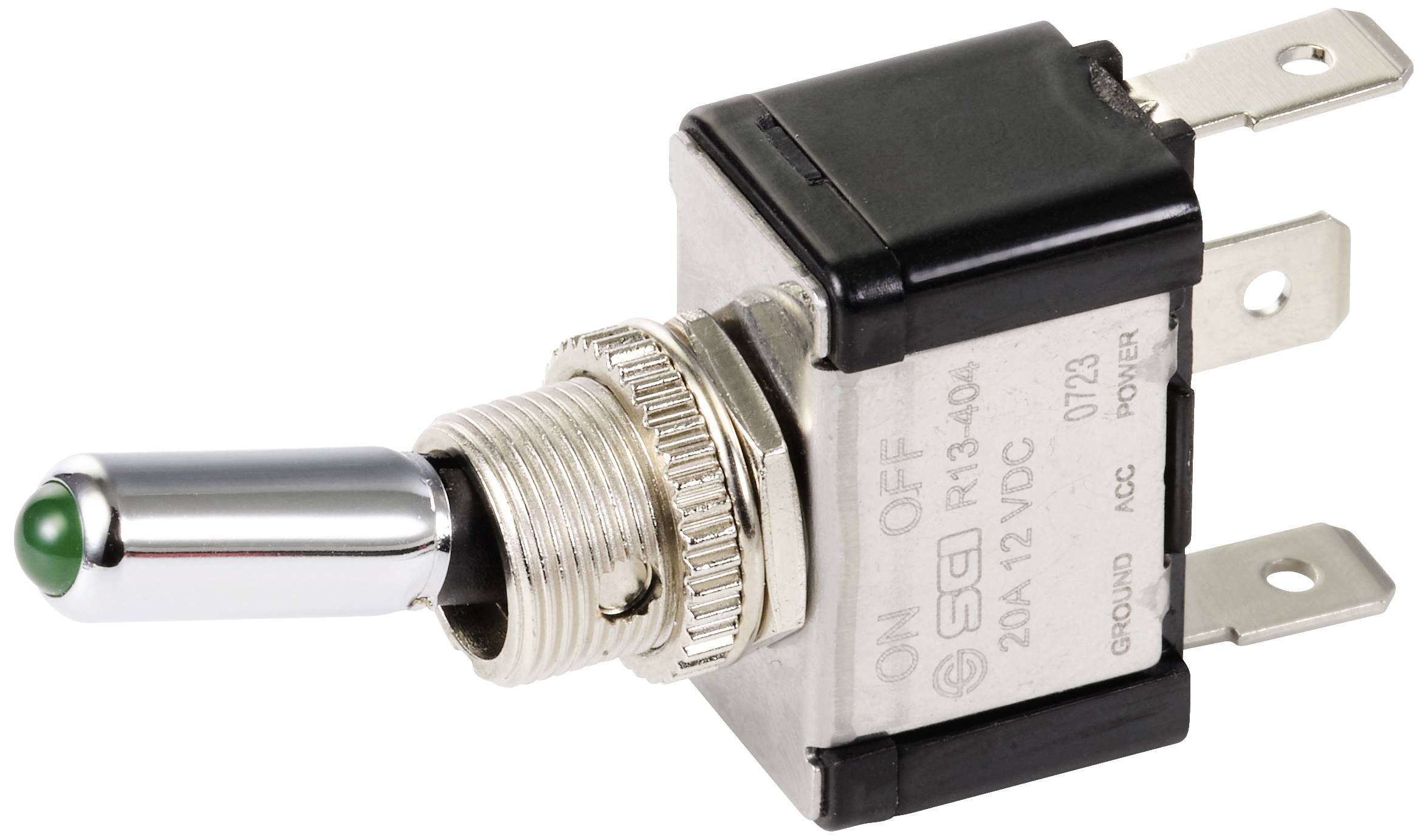 TRU COMPONENTS TC-11193844 Kippschalter 12 V/DC 20A 1 x Aus/Ein rastend 1St.