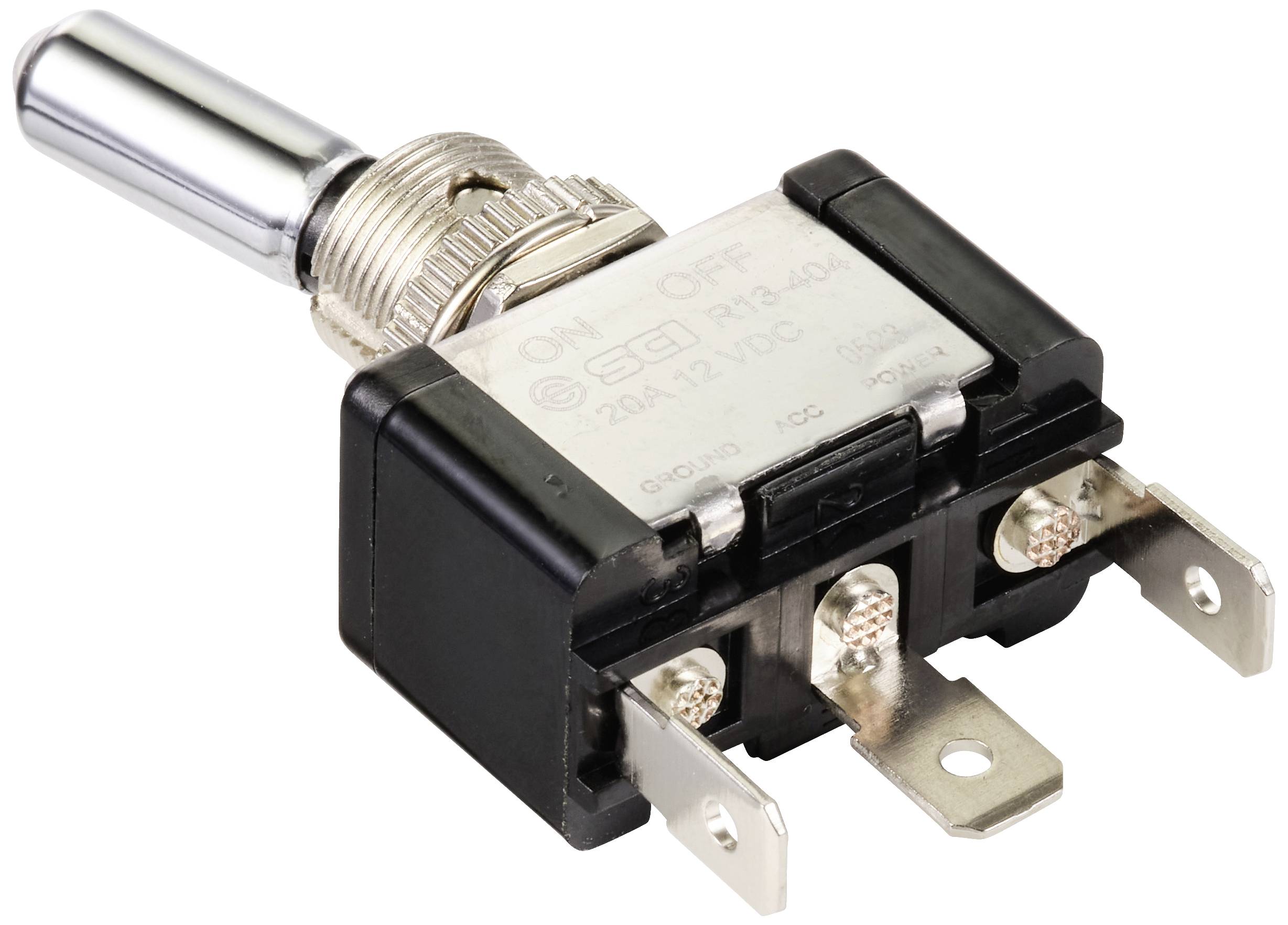 TRU COMPONENTS TC-11193848 Kippschalter 12 V/DC 20A 1 x Aus/Ein rastend 1St.