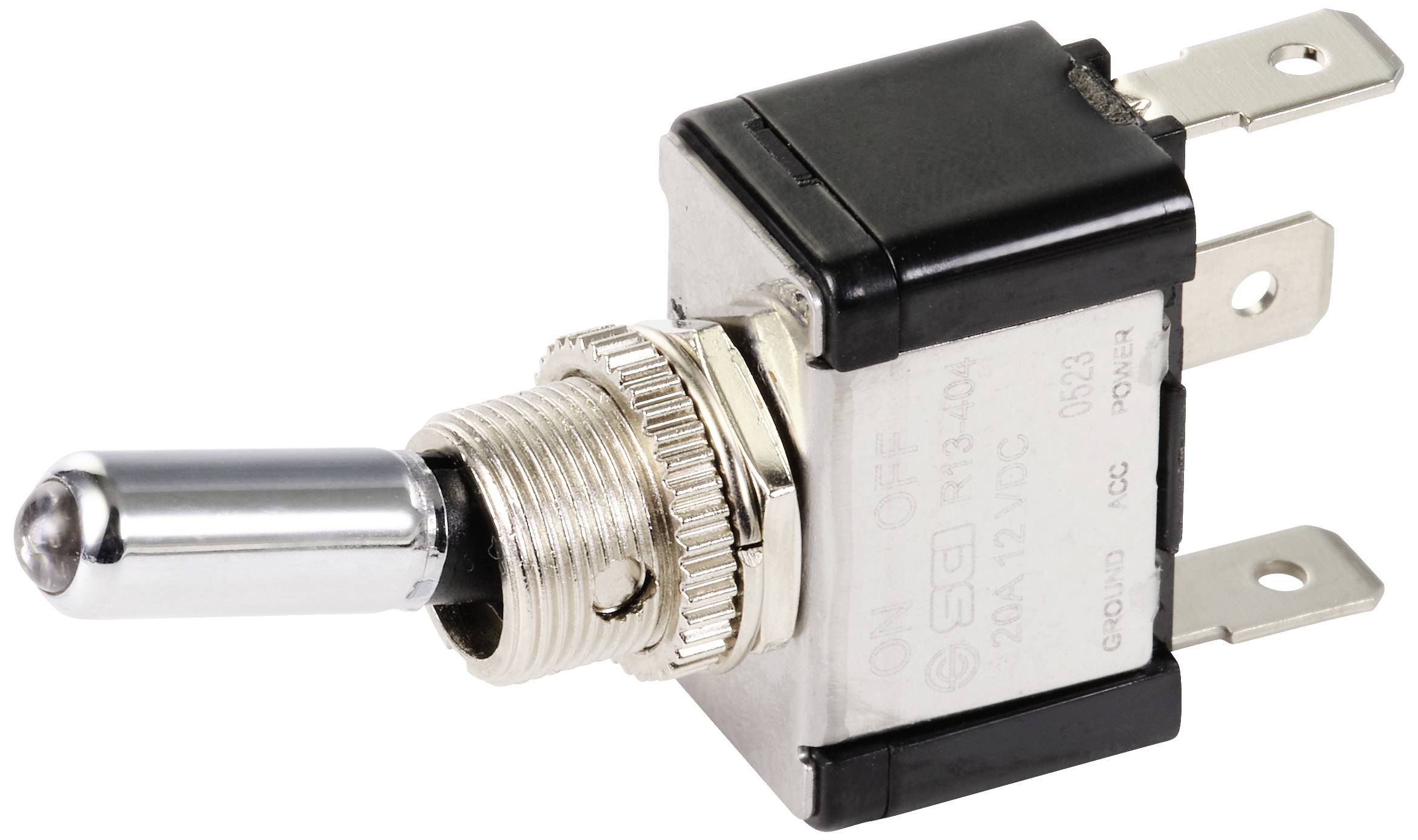 TRU COMPONENTS TC-11193848 Kippschalter 12 V/DC 20A 1 x Aus/Ein rastend 1St.