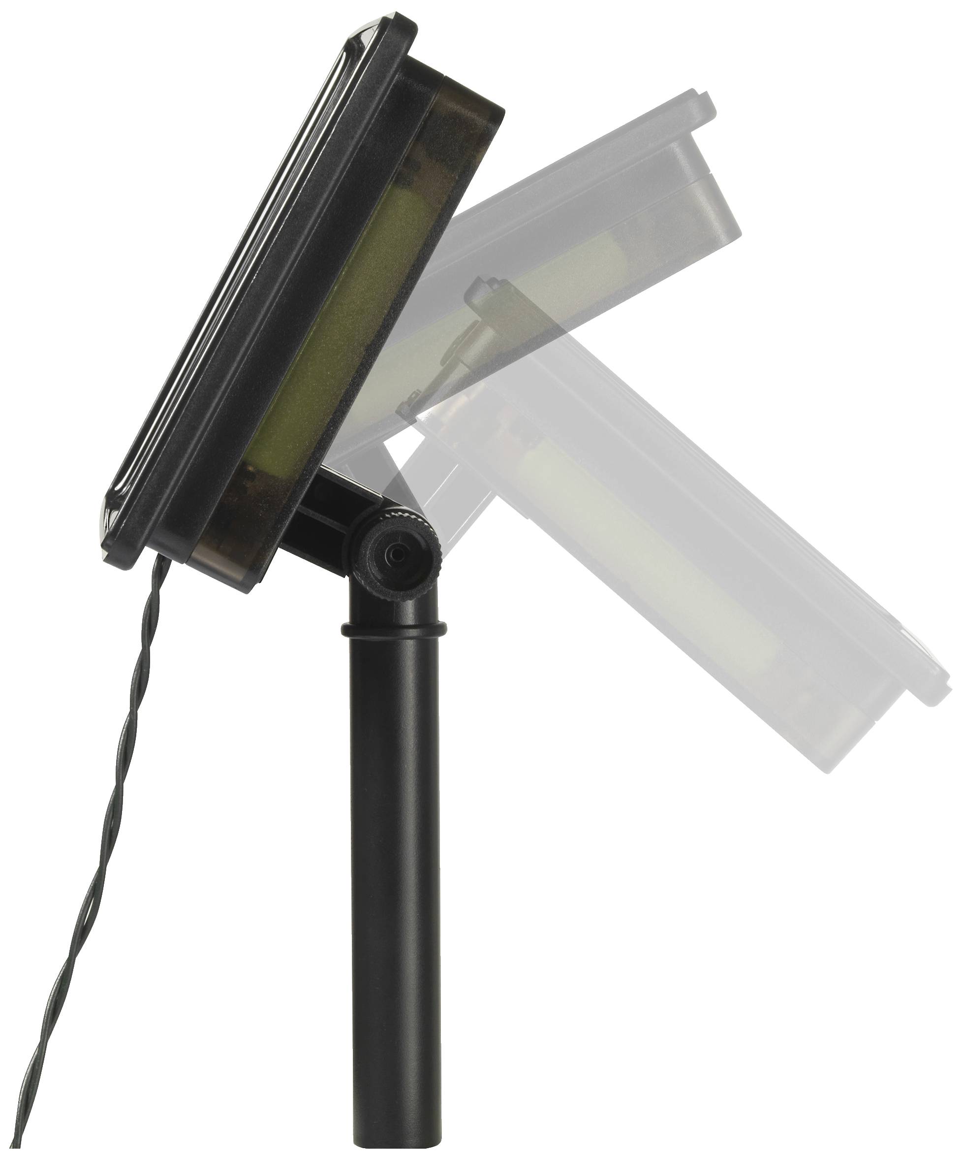 Sygonix SY-5596928 Solar-Lichterkette LED Schwarz, Standard-Grün (seidenmatt)