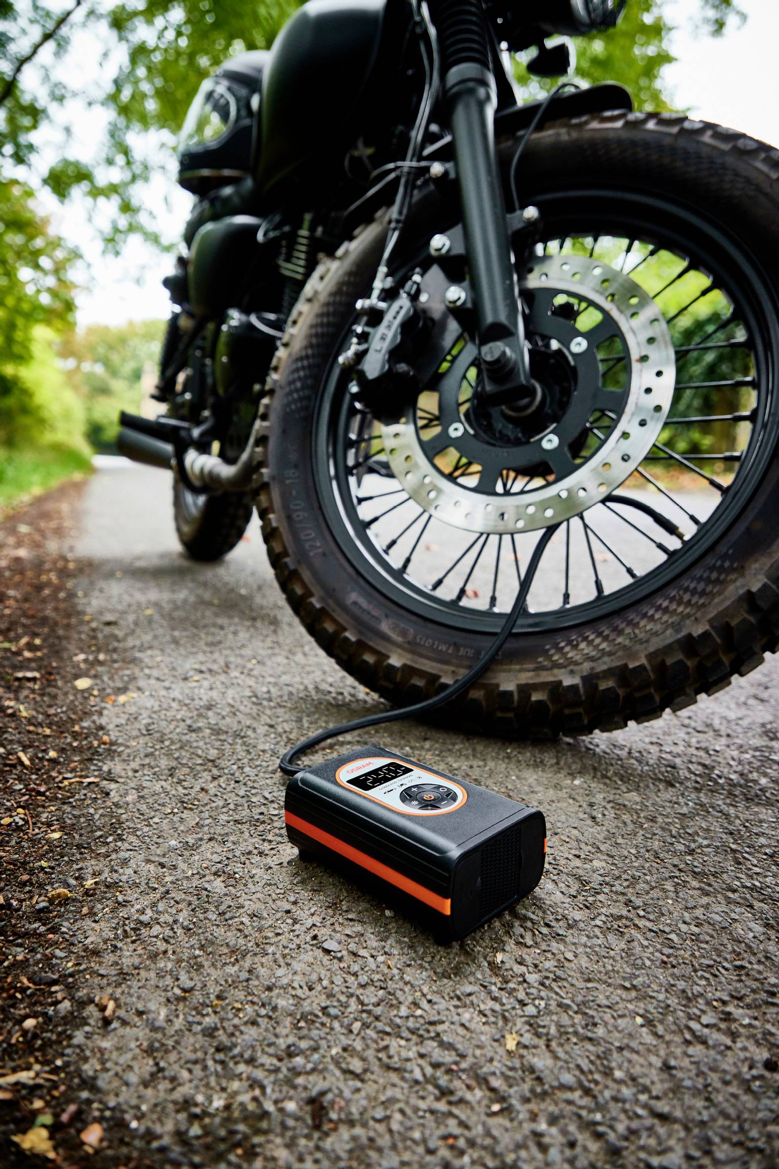 Osram Automotive OTIR4000 Kompressor TYREinflate 4000 8.3 bar Aufbewahrungs-Box/-Tasche, Automatische Abschaltung, mit