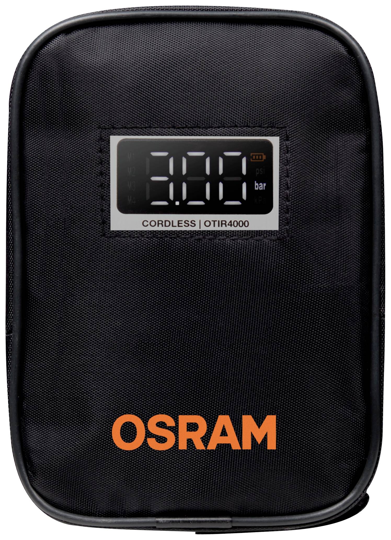 Osram Automotive OTIR4000 Kompressor TYREinflate 4000 8.3 bar Aufbewahrungs-Box/-Tasche, Automatische Abschaltung, mit