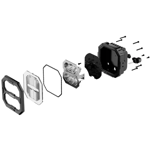 Osram Automotive Arbeitsscheinwerfer 12 V, 24 V LEDriving® Cube PX3500 Ultra Wide LEDPWL 102-UW Bre Osram Automotive Arbeitsscheinwerfer 12 V, 24 V LEDriving® Cube PX3500 Ultra Wide LEDPWL 102-UW Bre