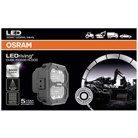 OSRAM Arbeitsscheinwerfer 12 V, 24 V LEDriving® Cube PX3500 Flood LEDPWL 108-FL Weites Fernlicht OSRAM Arbeitsscheinwerfer 12 V, 24 V LEDriving® Cube PX3500 Flood LEDPWL 108-FL Weites Fernlicht