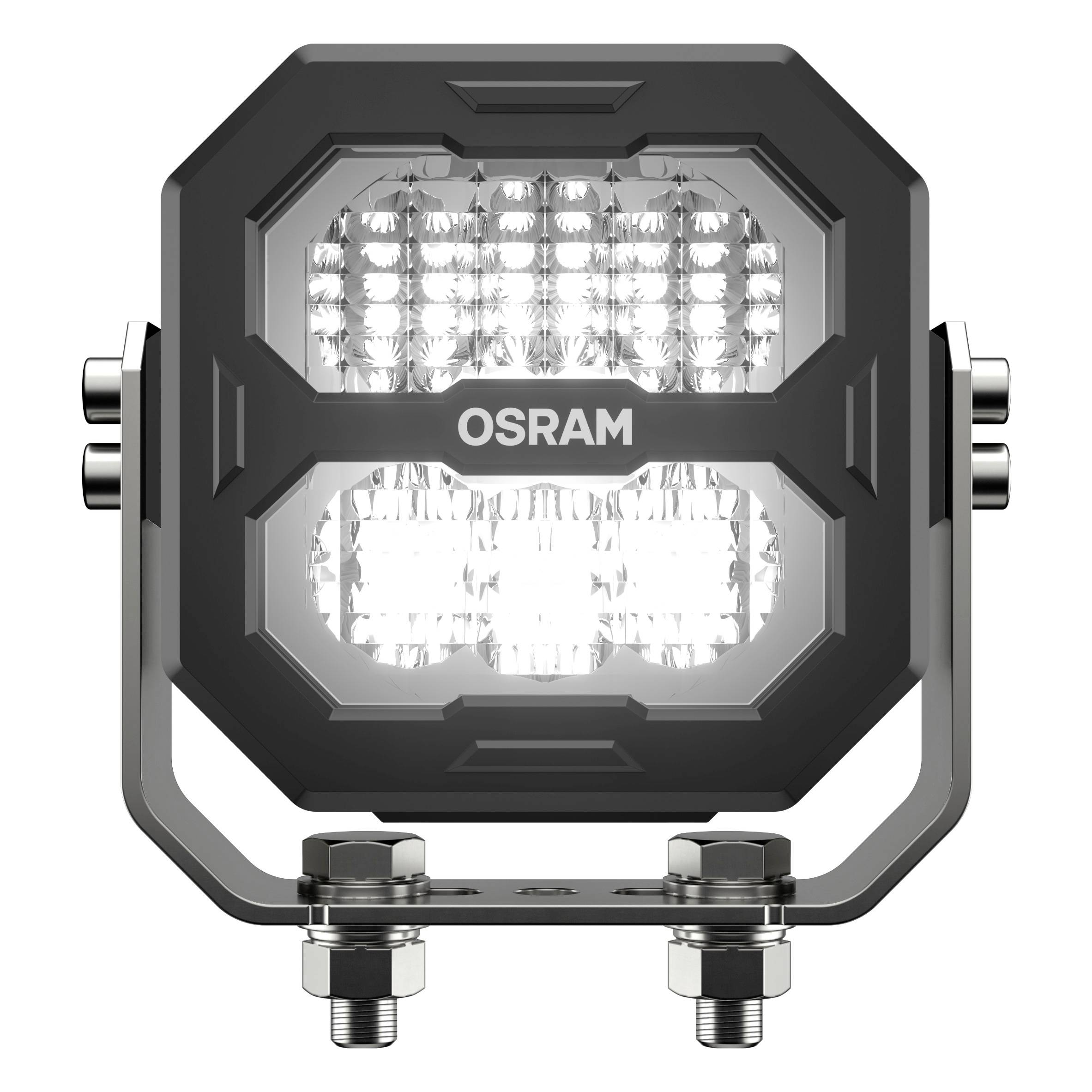 Osram Automotive Arbeitsscheinwerfer 12 V, 24V LEDriving® Cube PX4500 Flood LEDPWL 109-FL Weites Fernlicht (B x H x T) 68.4 x 113