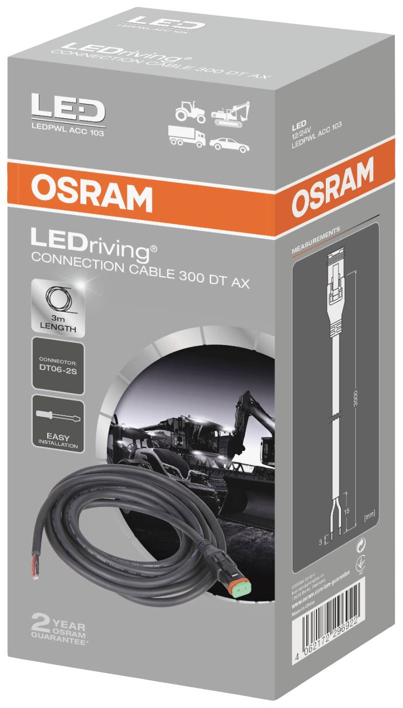 Osram Automotive Kabel LEDriving® Connection Cable 300 DT AX LEDPWL ACC 103 (B x H x T) 30 x 0.5 x
