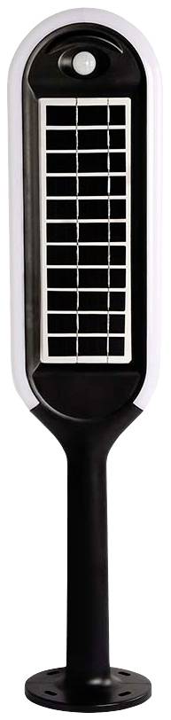 V-TAC 6666 VT-945 Solar-Außenstandleuchte mit Bewegungsmelder LED 5.00 W Weiß, Schwarz