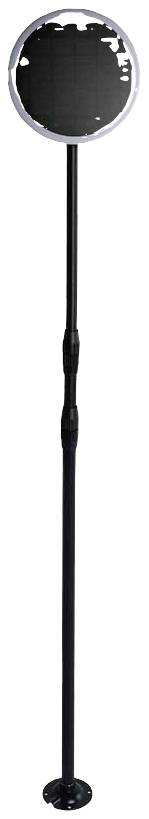 V-TAC 6669 VT-948 Solar-Außenstandleuchte LED 8.00 W Weiß, Schwarz