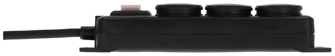 Brennenstuhl 1159950013 Outdoor Steckdosenleiste mit Schalter Schwarz