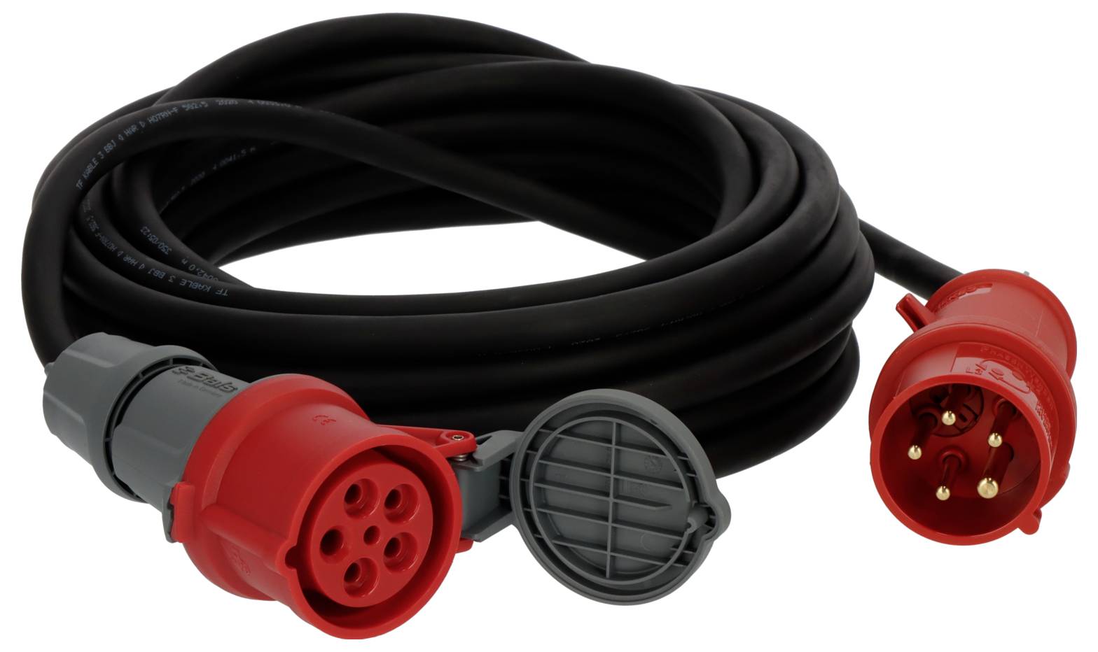 Brennenstuhl 1169370100 Strom Verlängerungskabel 16A Schwarz 10m H07RN-F 5G 2,5mm²