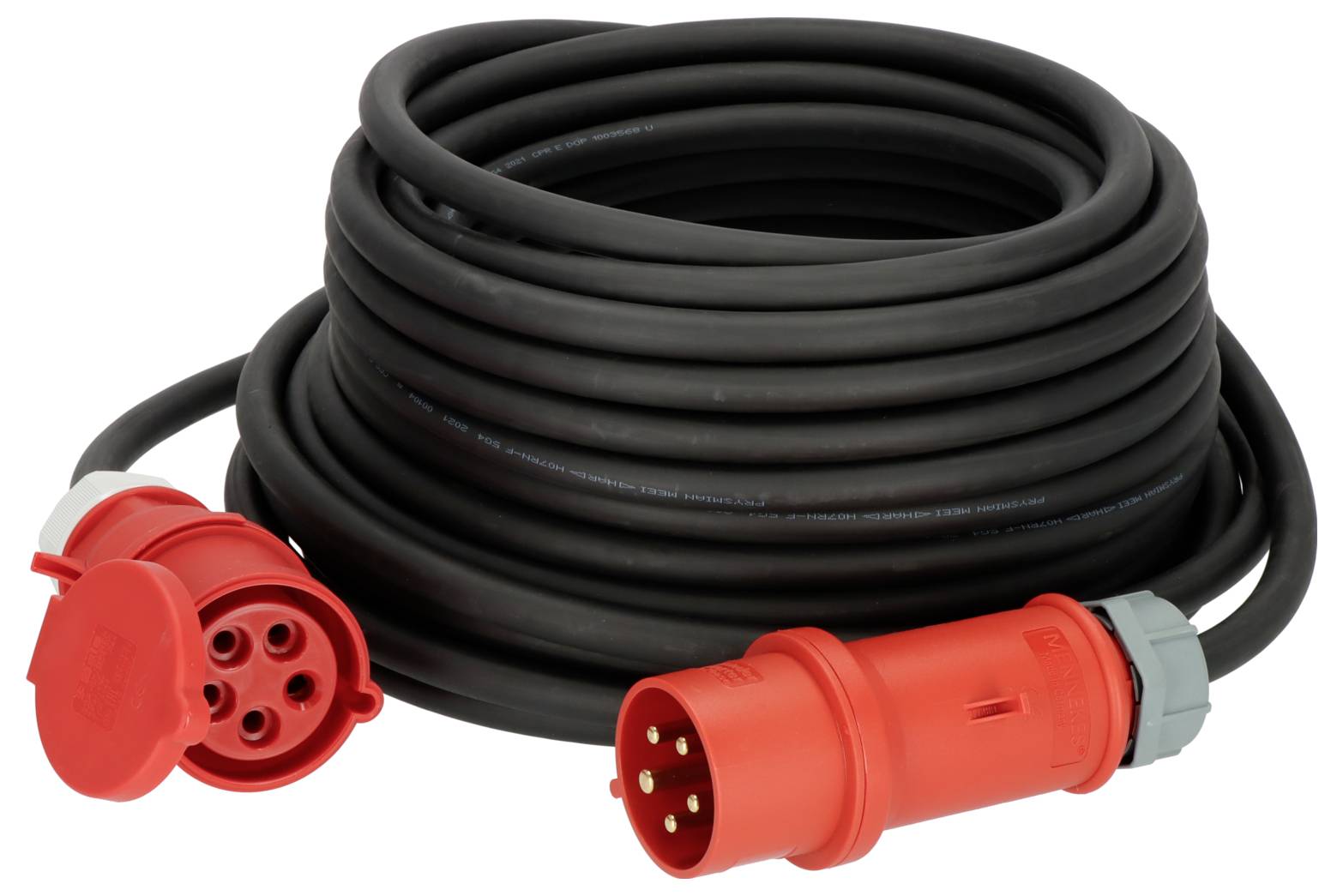 Brennenstuhl 1169390250 Strom Verlängerungskabel 32A Schwarz 25m H07RN-F 5G 4mm²