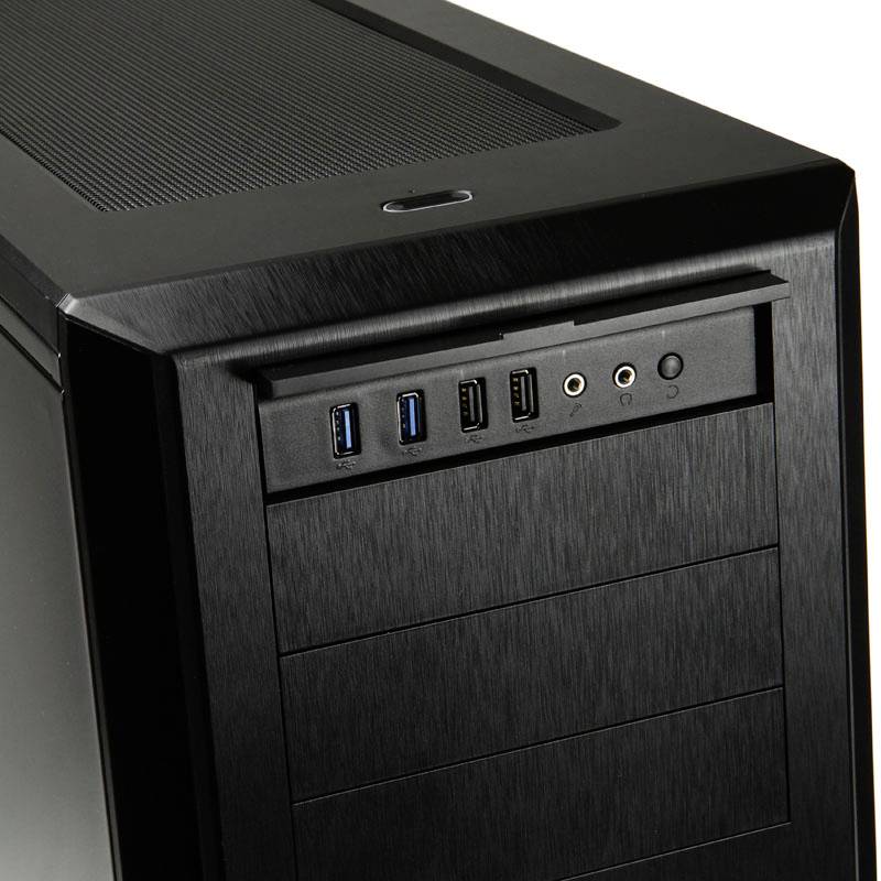 Phanteks Enthoo Pro Midi-Tower - schwarz Midi-Tower PC-Gehäuse, Gaming-Gehäuse Schwarz