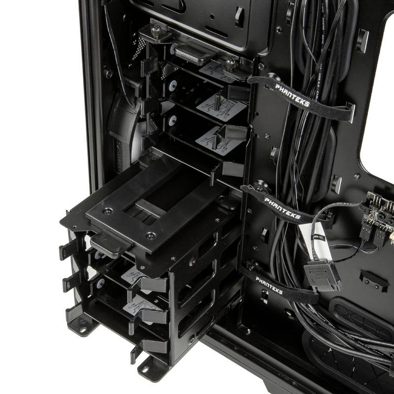 Phanteks Enthoo Pro Midi-Tower - schwarz Midi-Tower PC-Gehäuse, Gaming-Gehäuse Schwarz