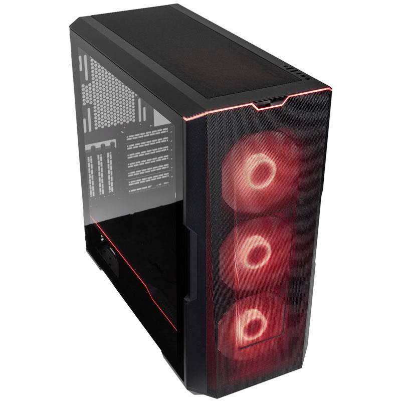 Phanteks Eclipse G500A D-RGB Midi-Tower, Tempered Glass - schwarz Midi-Tower Gehäuse, Gaming-Gehäuse Schwarz