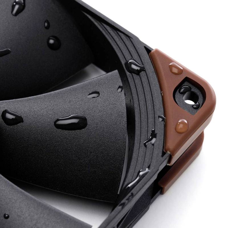 Noctua NF-F12 industrialPPC-24V-2000 SP IP67 PWM - 120mm PC-Gehäuse-Lüfter Braun (B x H x T) 120 x 120 x 25mm