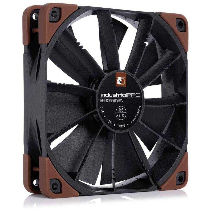 Noctua NF-F12 industrialPPC-24V-3000 SP IP67 PWM - 120mm PC-Gehäuse-Lüfter Schwarz (B x H x T) 120 x 120 x 25mm