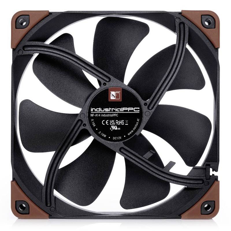 Noctua NF-A14 industrialPPC-24V-3000 SP IP67 PWM - 140mm PC-Gehäuse-Lüfter Schwarz (B x H x