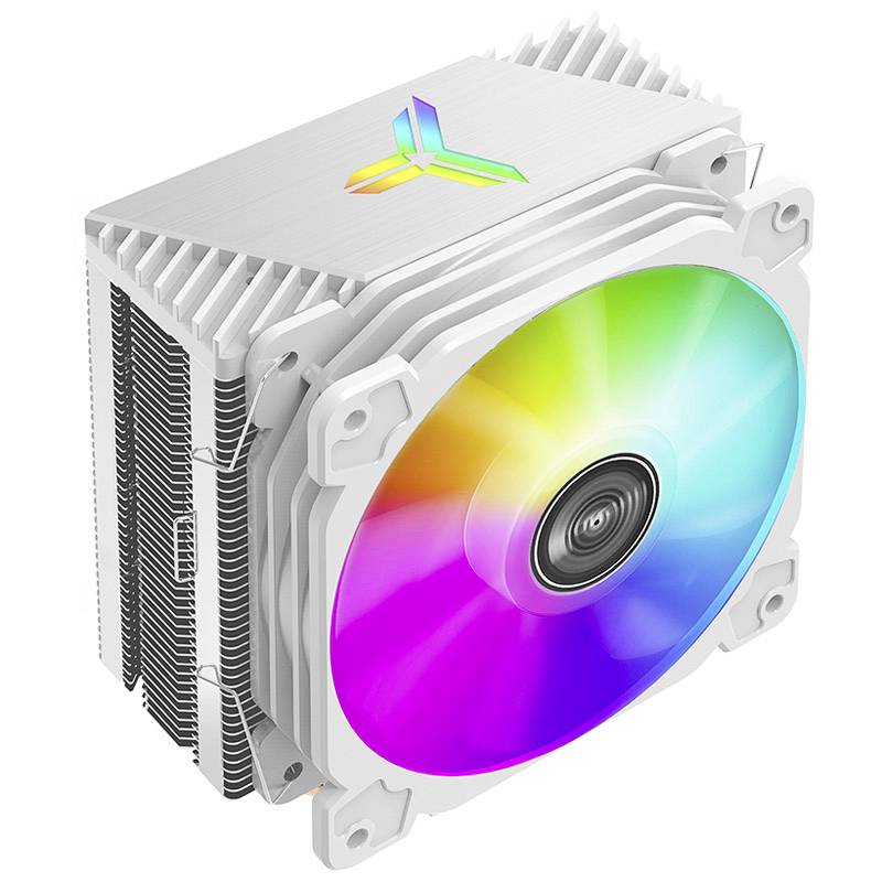 Jonsbo Jonsbo CR-1000 CPU-Kühler, RGB, 120 mm - weiß CPU-Kühler mit Lüfter
