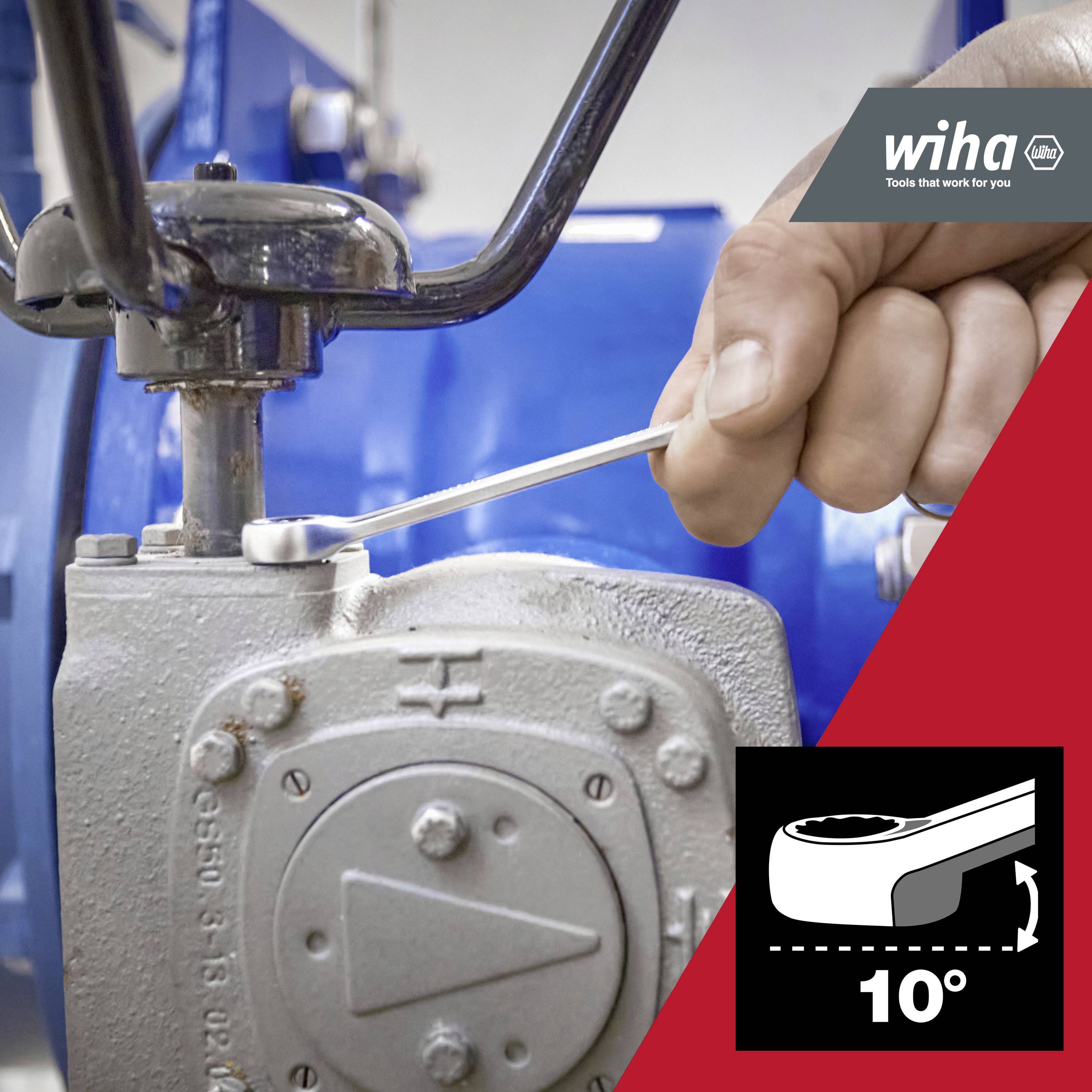 Wiha 45321 Ring-Maulschlüssel-Satz 13teilig Schlüsselweite (Metrisch) 6 - 22mm